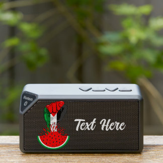 Palestine resistance fist on Watermelon Bluetooth Speaker
