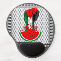 Palestine resistance fist on Watermelon