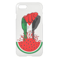 Palestine resistance fist on Watermelon