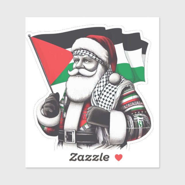 PALESTINE SANTA STIKCER STICKER (Sheet)