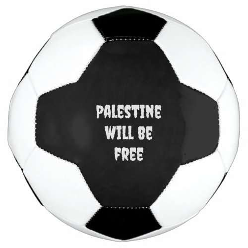Palestine_sera_libre Soccer Ball
