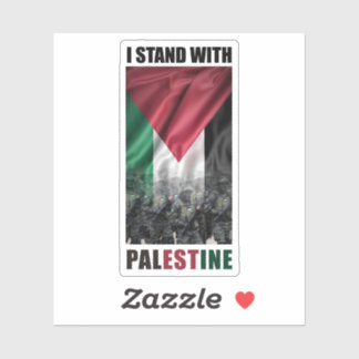 Palestine soldier sticker