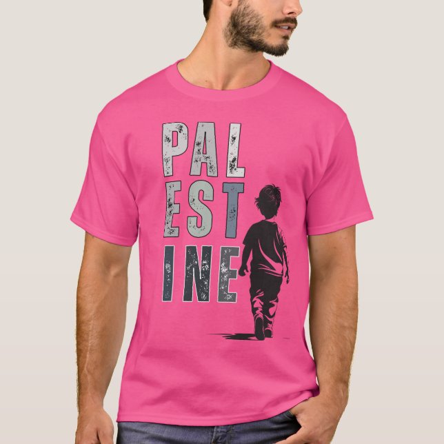 PALESTINE Solidarity T-Shirt – Code Pink Shirt (Front)