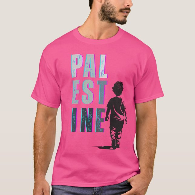PALESTINE Solidarity T-Shirt – Code Pink Shirt (Front)