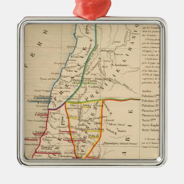 Palestine sous Constantin le Grand, 330 apres JC Metal Ornament (Front)