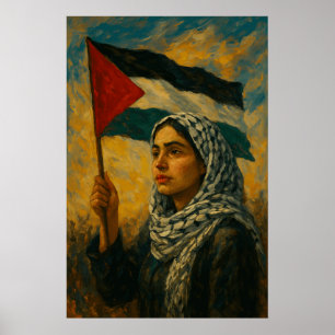 Palestine Stands It Will Be Free Poster