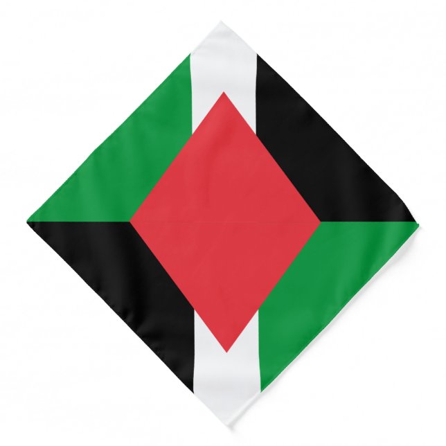 Palestine state flag dog bandana (Front)