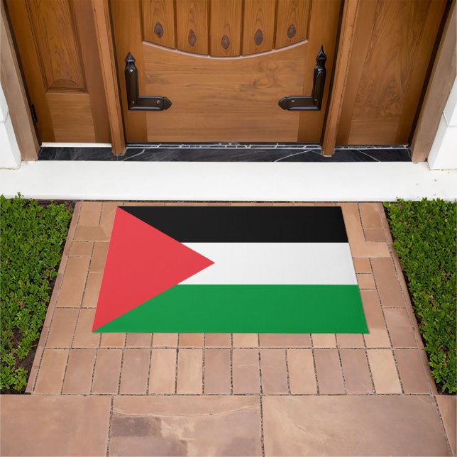 Palestine state flag doormat (Outdoor)
