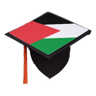 Palestine state flag graduation cap topper