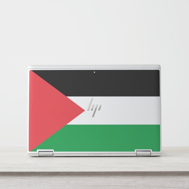 Palestine state flag HP laptop skin (Front)