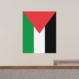 Palestine state flag patriotic wall decal