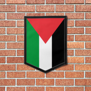 Palestine state flag pennant