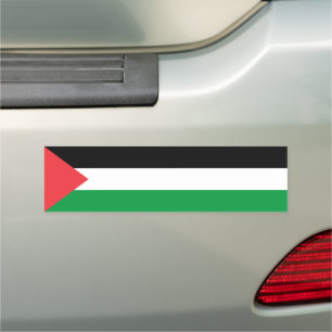 Palestine state flag rectangular car magnet