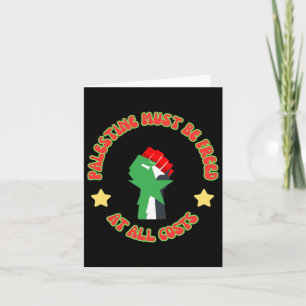 Palestine Sticker  Card