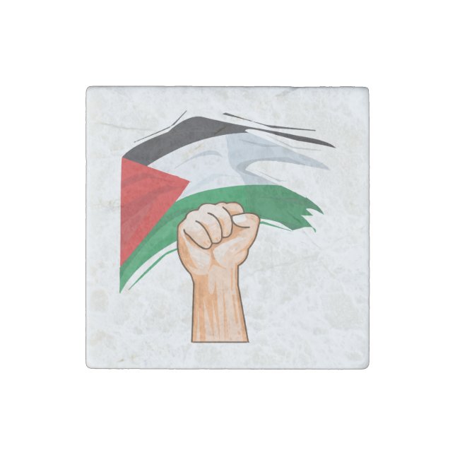 Palestine Stone Magnet (Front)