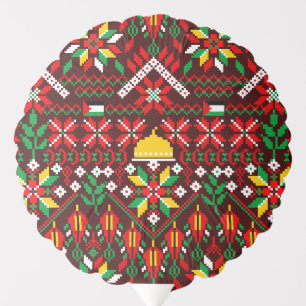 Palestine Tatreez Traditional Embrodery Balloon