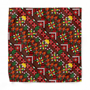 Palestine Tatreez Traditional Embrodery Bandana