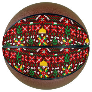Palestine Tatreez Traditional Embrodery Basketball