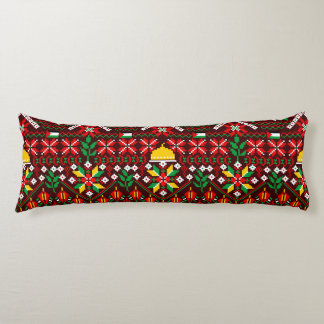 Palestine Tatreez Traditional Embrodery Body Pillow