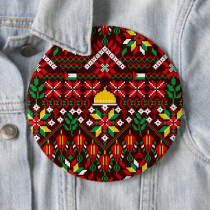 Palestine Tatreez Traditional Embrodery Button