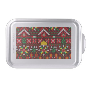 Palestine Tatreez Traditional Embrodery Cake Pan