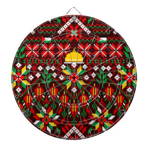 Palestine Tatreez Traditional Embrodery Dart Board