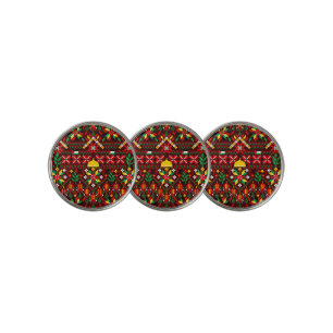 Palestine Tatreez Traditional Embrodery Golf Ball Marker