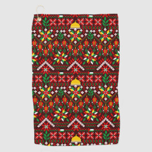 Palestine Tatreez Traditional Embrodery Golf Towel