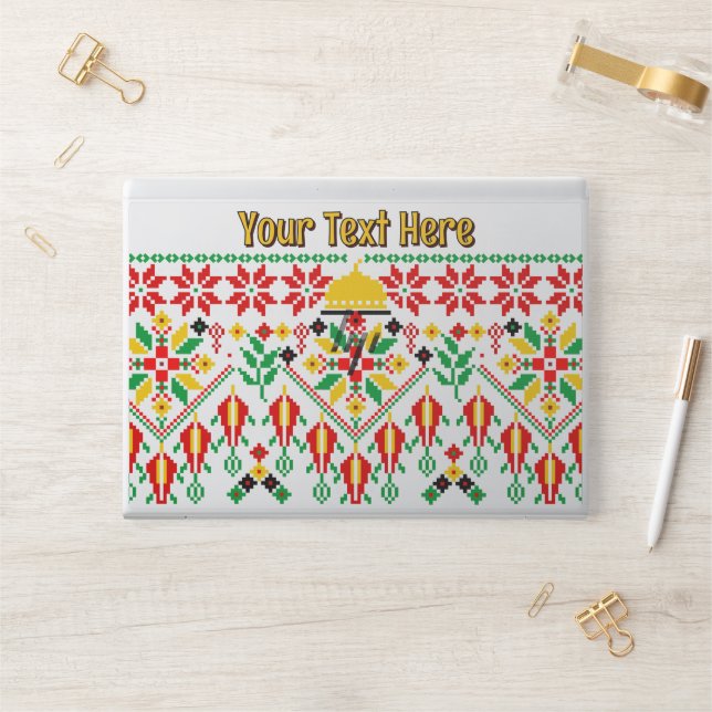 Palestine Tatreez Traditional Embrodery HP Laptop Skin (Desk)