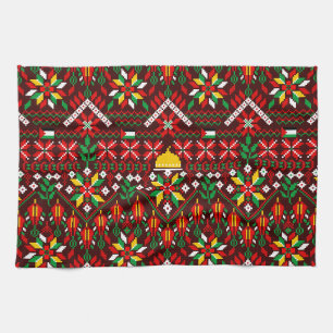 Palestine Tatreez Traditional Embrodery Kitchen Towel