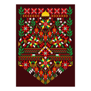 Palestine Tatreez Traditional Embrodery Photo Print