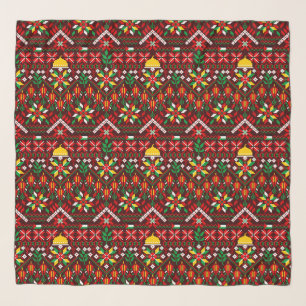 Palestine Tatreez Traditional Embrodery Scarf