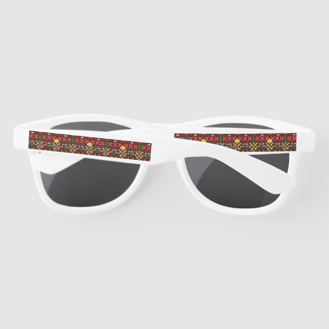 Palestine Tatreez Traditional Embrodery Sunglasses (Back)