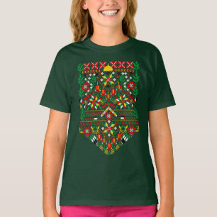 Palestine Tatreez Traditional Embrodery T-Shirt