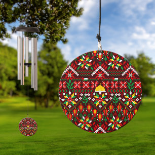Palestine Tatreez Traditional Embrodery Wind Chime