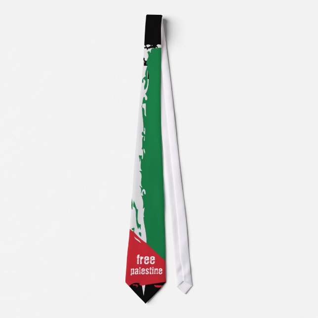 Palestine Tie - Free Palestine. (Front)