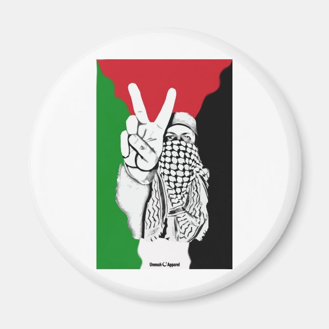 Palestine Victory Flag Magnet (Front)