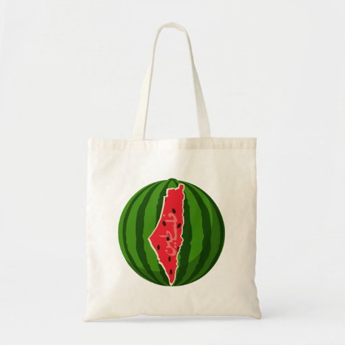 Palestine Watermelon Flag Map Free Palestinians Tote Bag