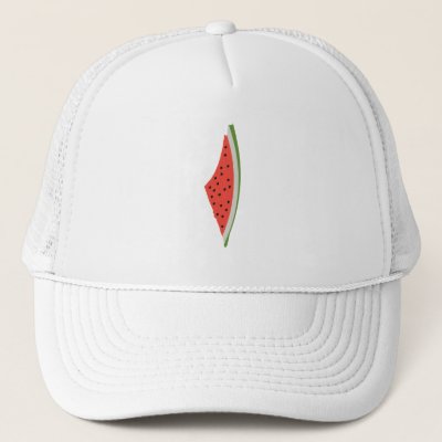 Palestine Watermelon Flag Map. Free Palestinians. Trucker Hat