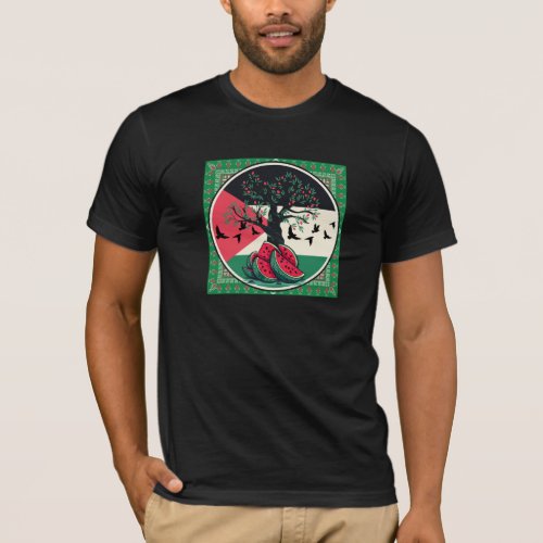 palestine watermelon _ Freedom for Palestinians  T_Shirt