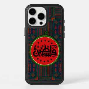 Palestine watermelon-Palestine Arabic word"فلسطين" iPhone 16 Pro Max Case