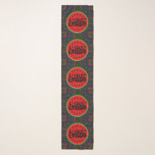 Palestine watermelon-Palestine Arabic word"فلسطين" Scarf