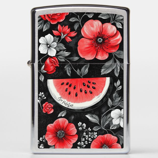 Palestine Watermelon  Zippo Lighter (Front)