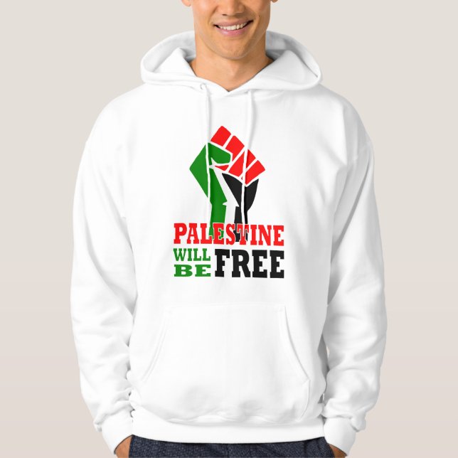 Palestine wil be Free Hoodie (Front)