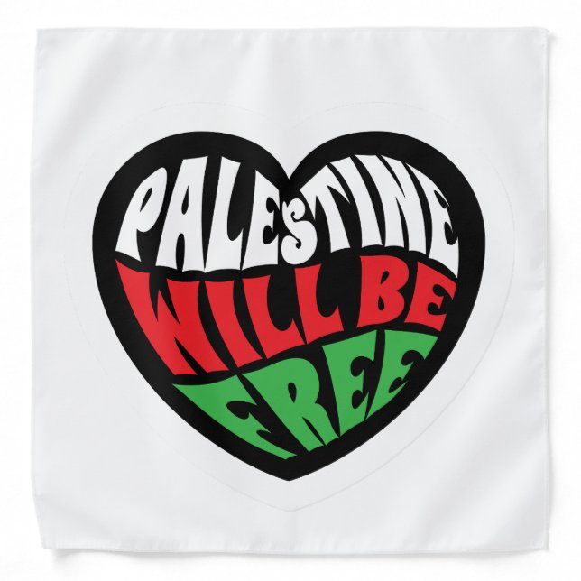Palestine will be free bandana (Front)