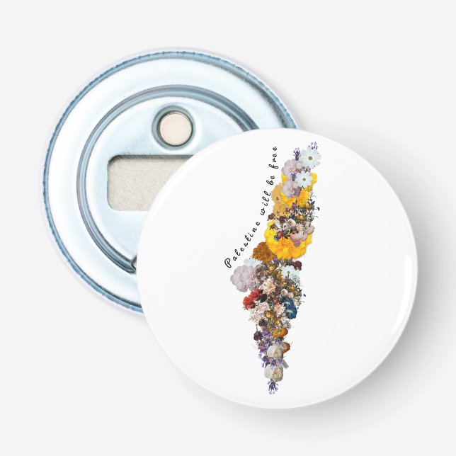 Palestine will be free  bottle opener (Front)