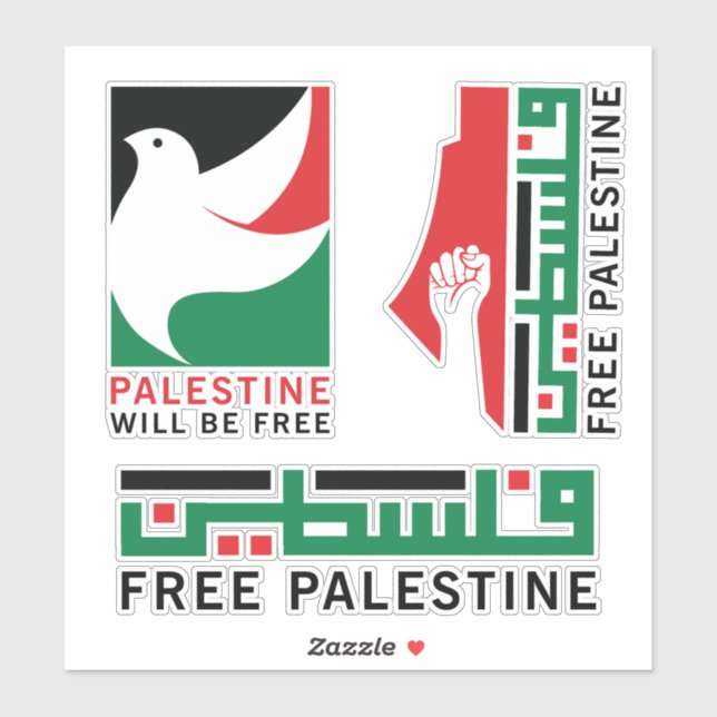 Palestine Will Be Free Sticker (Sheet)