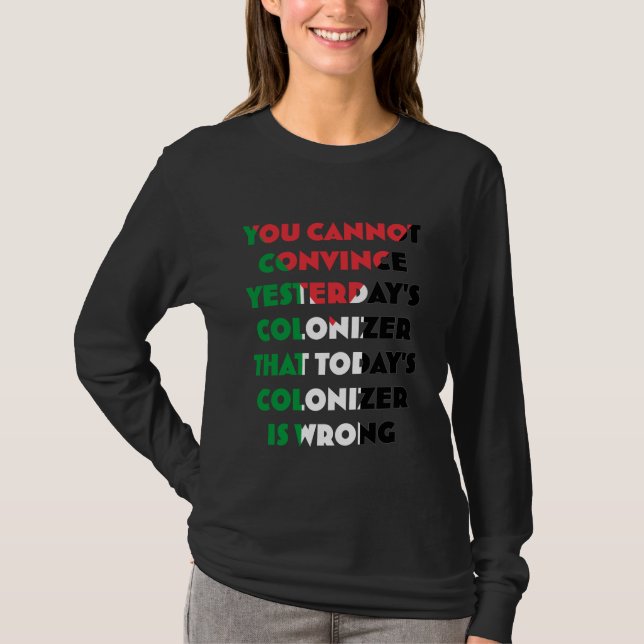 Palestine Women's Long Sleeve T-shirt  (Front)