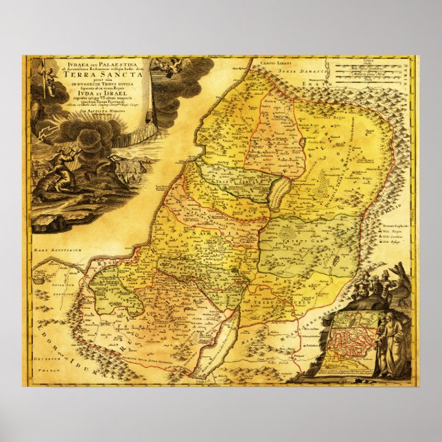 PalestinePanoramic MapPalestine 2 Poster (Front)