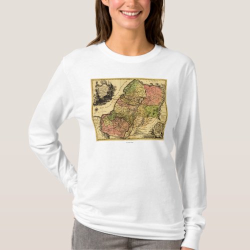 PalestinePanoramic MapPalestine 4 T_Shirt